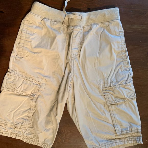 Old Navy Boys Cargo Shorts Size M in Beige - Picture 1 of 4